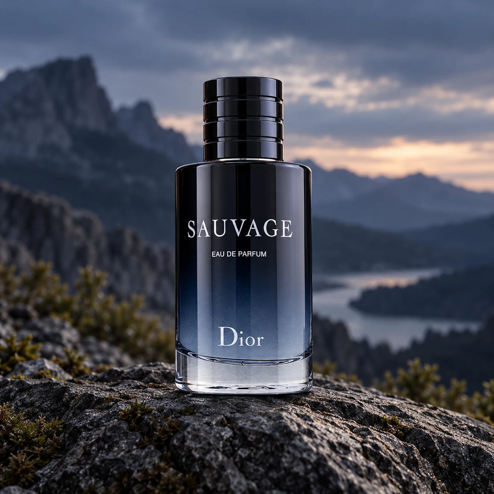 Dior Sauvage Eau de Parfum - mountain landscape hero photo
