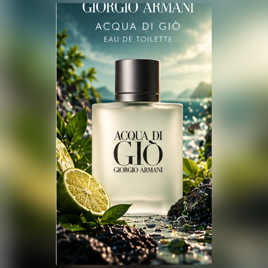 Acqua di Gio Eau de Toilette cinematic poster
