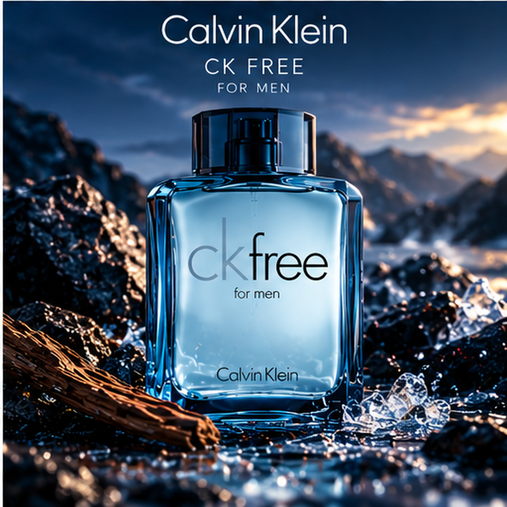 CK Free for Men cinematic poster