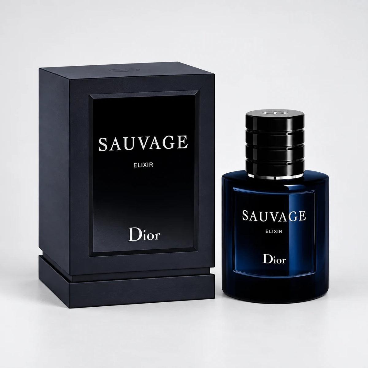Dior Sauvage Elixir - perfume bottle with original-style packaging
