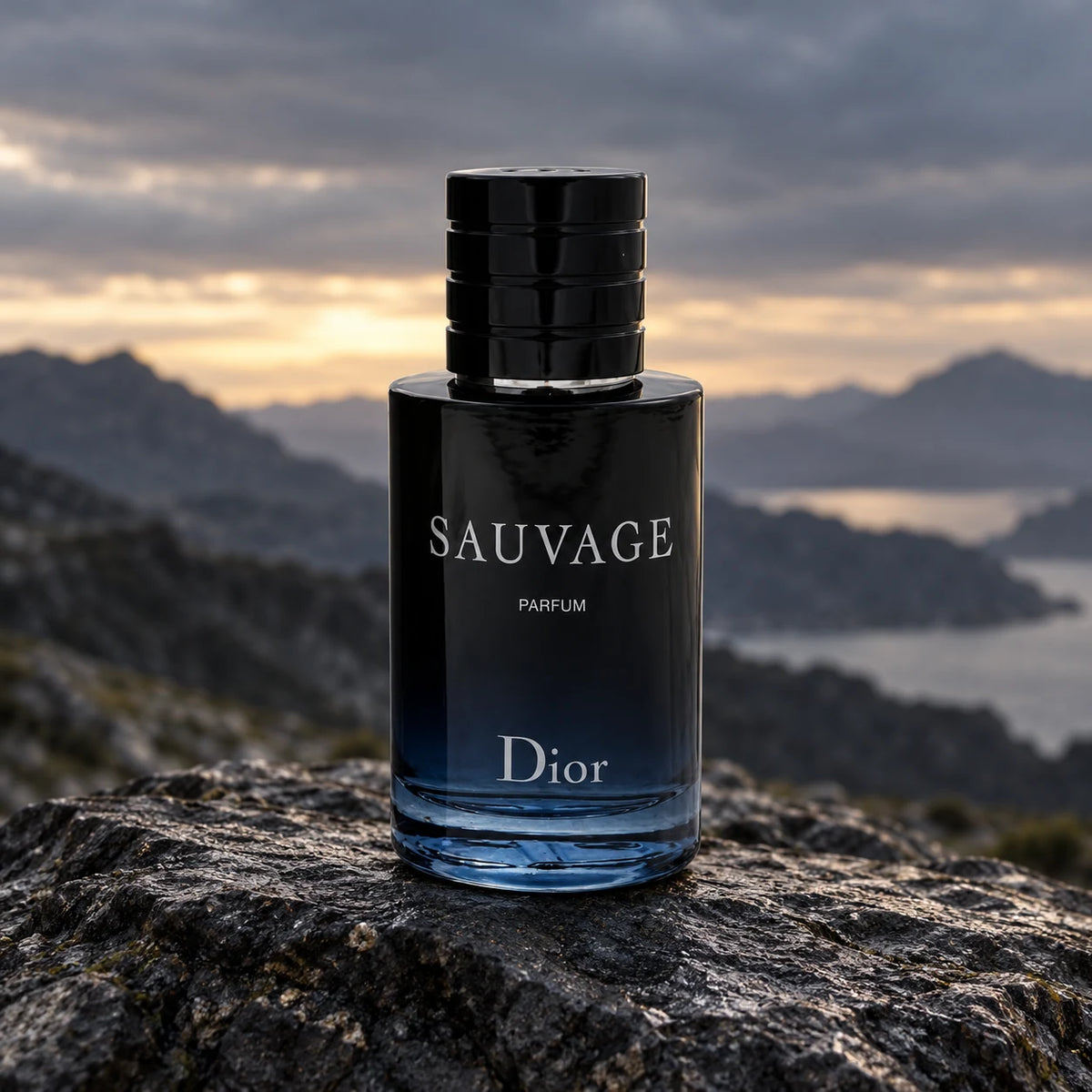Dior Sauvage Parfum - sunset landscape hero photo