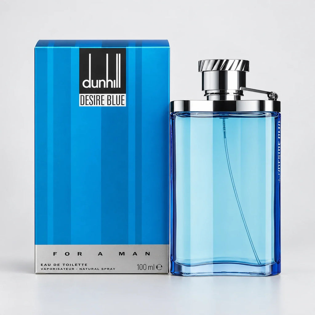 Dunhill Desire Blue EDT – bottle and blue gift box