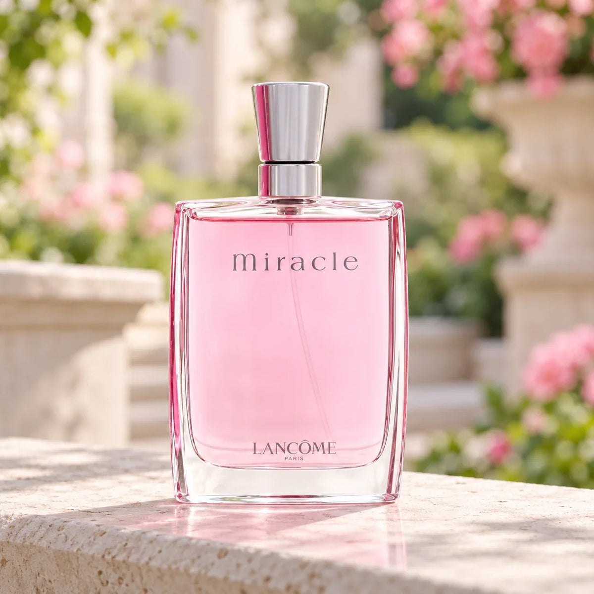 Lancôme Miracle EDP - lifestyle floral garden photo