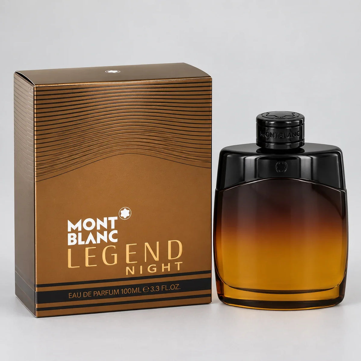 Montblanc Legend Night – Bottle and box