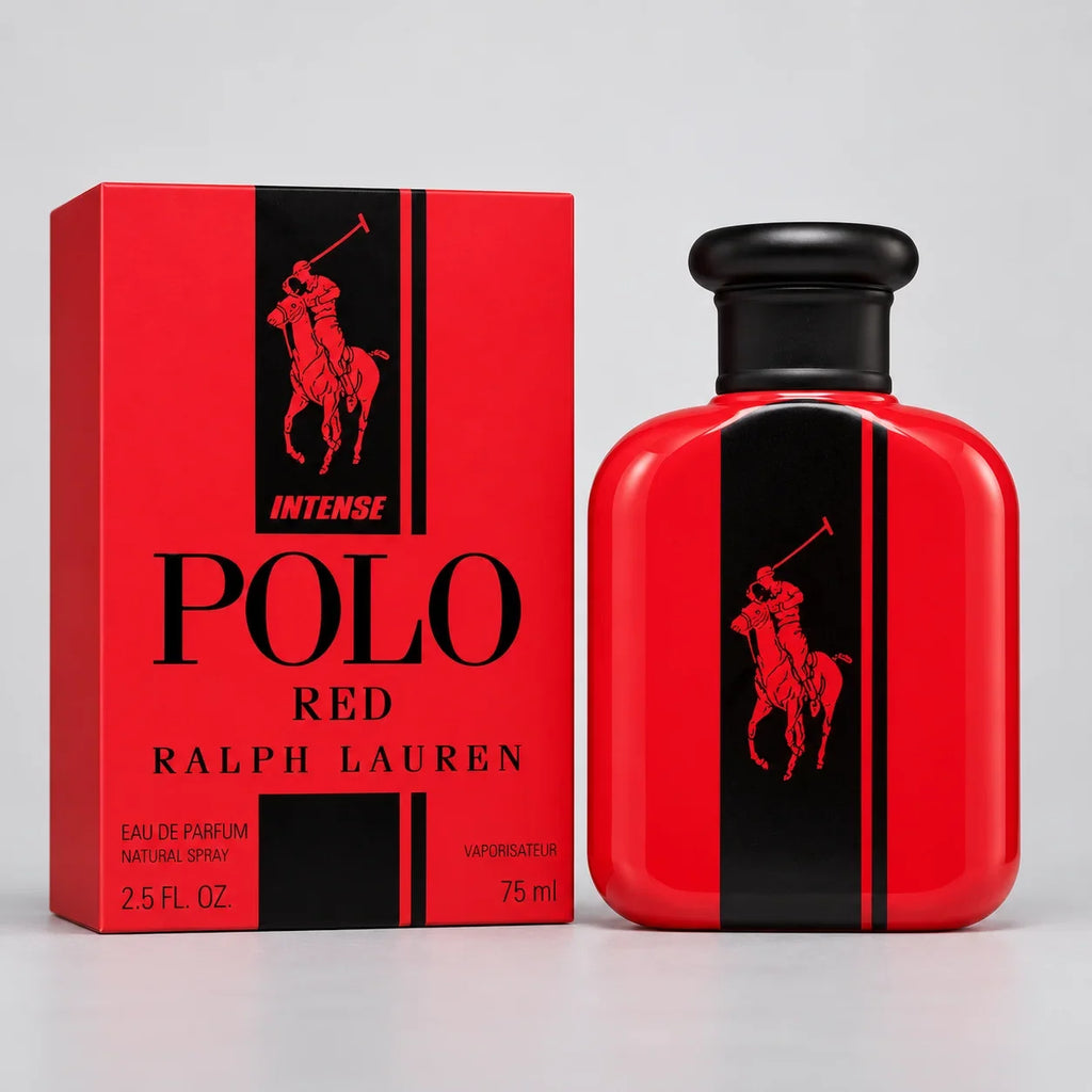 Polo Red Intense bottle and box