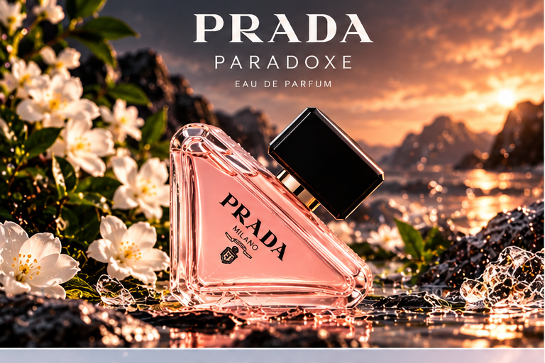 PRADA paradoxe-edp approved cinematic fragrance poster