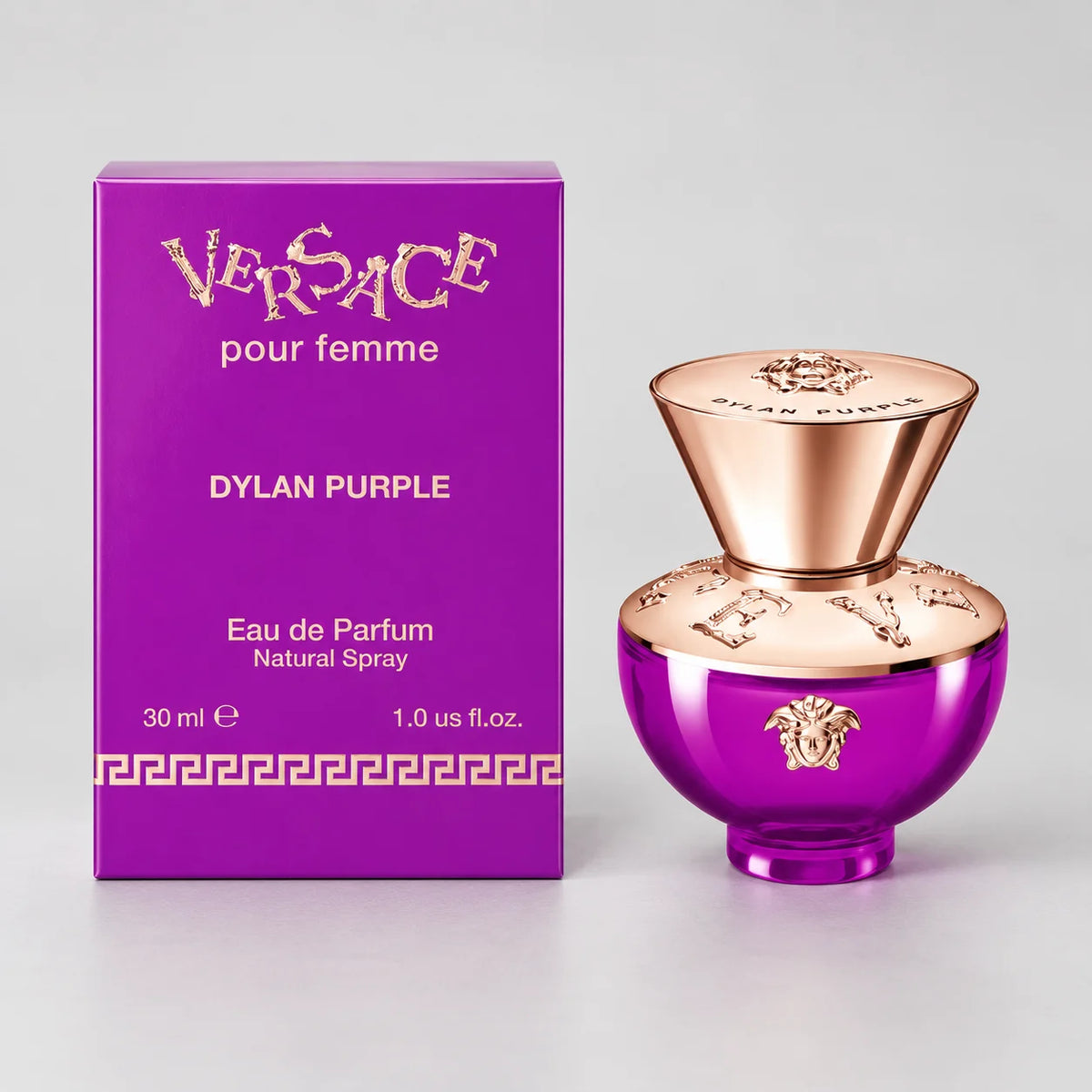 Versace Dylan Purple bottle and box