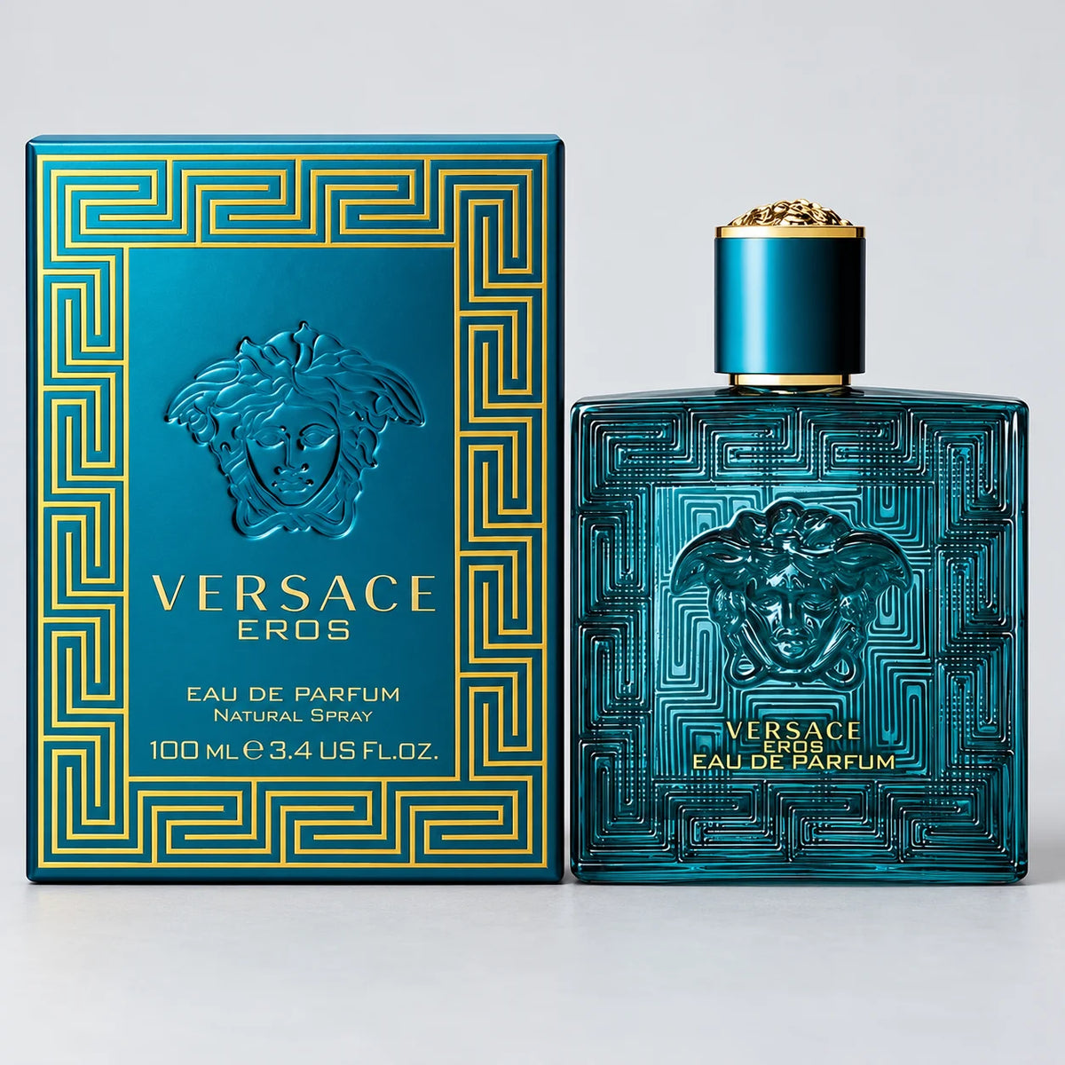Versace Eros EDP bottle and box