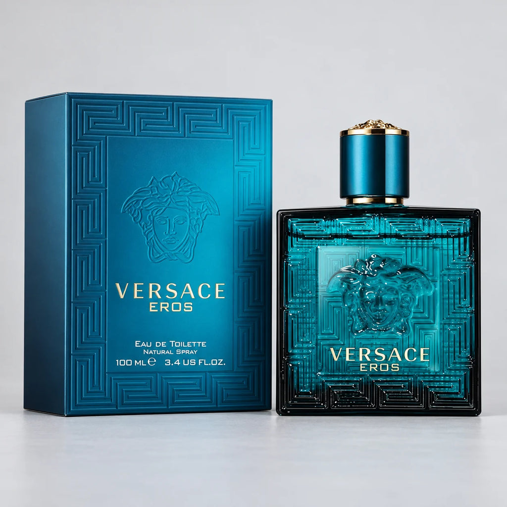 Versace Eros EDT bottle and box
