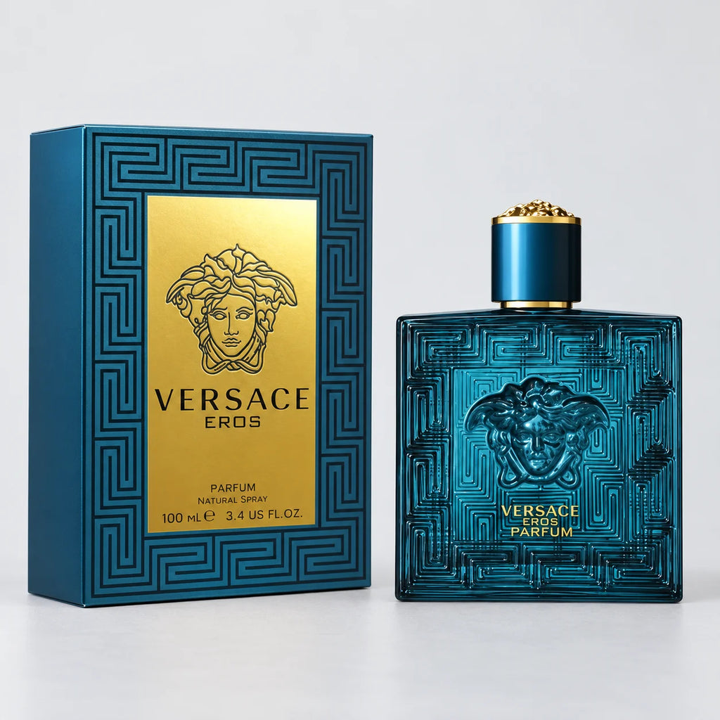 Versace Eros Parfum bottle and box