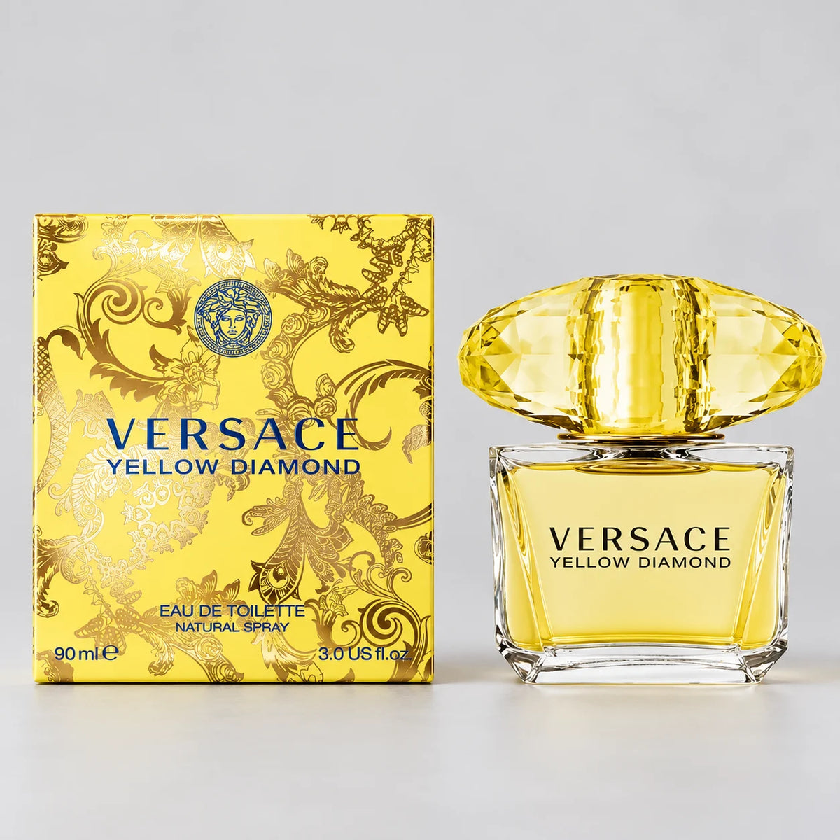 Versace Yellow Diamond bottle and box