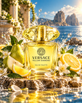 Versace Yellow Diamond EDT cinematic fragrance poster